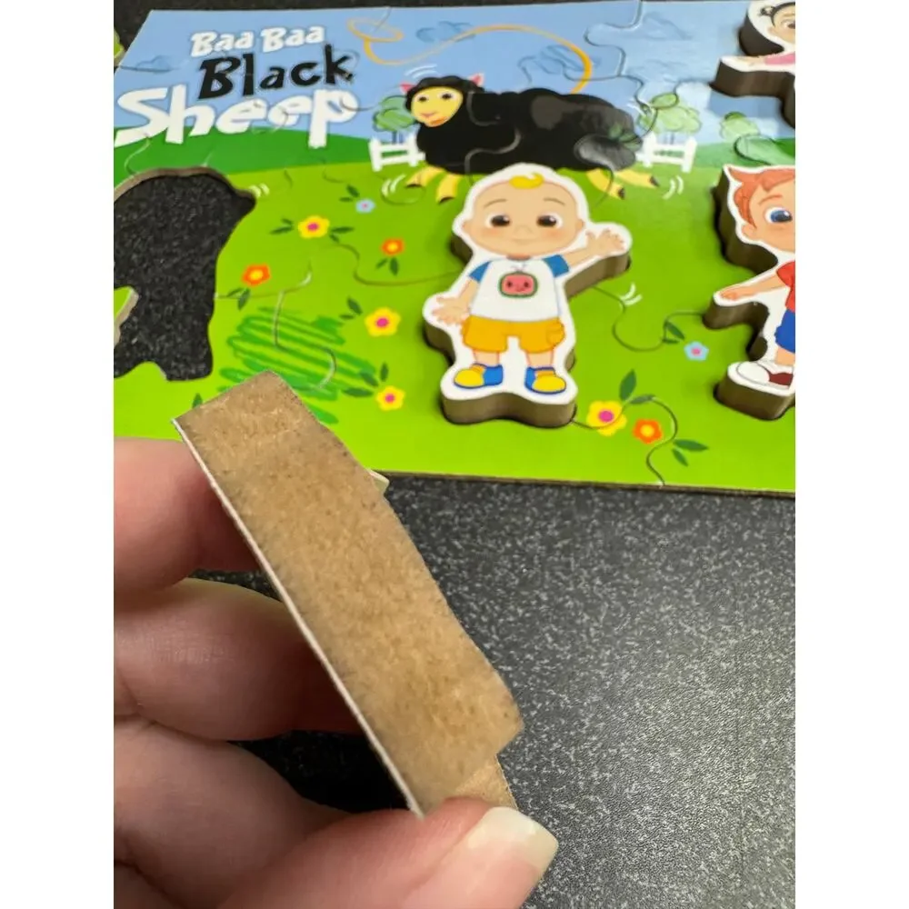 Cocomelon Set of 4 Puzzles by Moonbug Wooden Jigsaw Pre-school Age